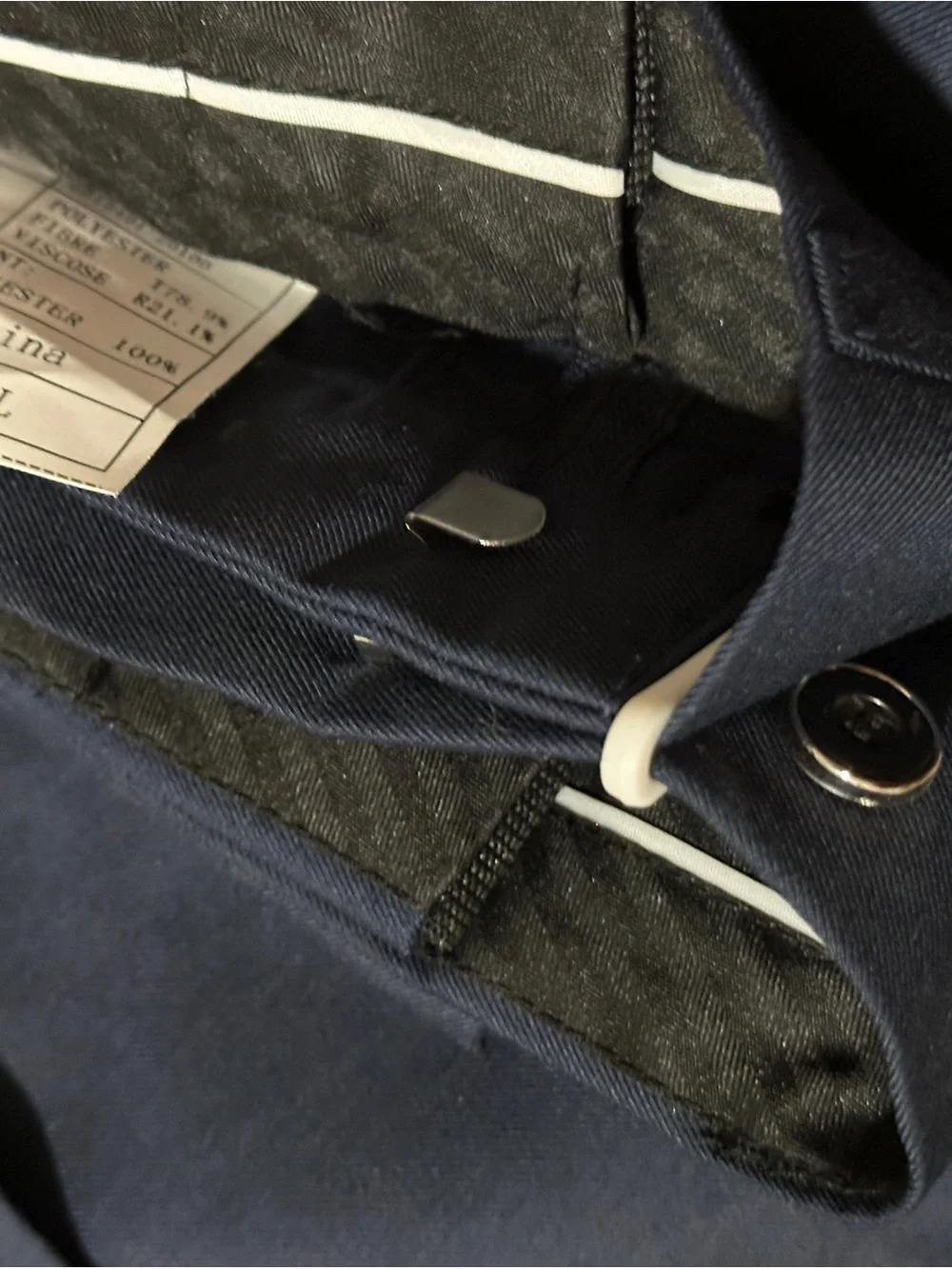 Classic Navy Two-Piece Suit Jacket and Trousers XXL